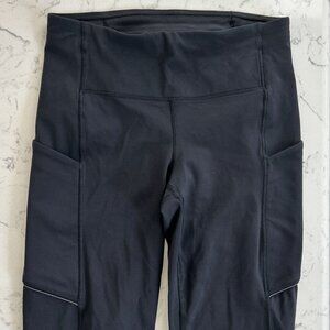 Lululemon Athletica Black Leggings with Side Pockets